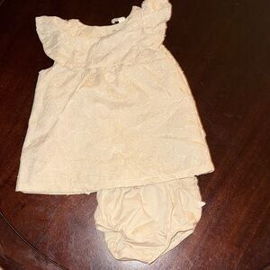 Elegant Cream Diaper Cover Set